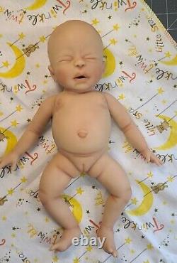 Made in USA 14 Full Body Silicone Baby Girl Doll Sabrina