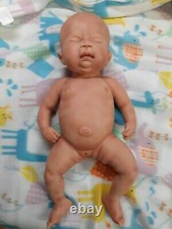 Made in USA 16 Preemie Full Body Silicone Baby Girl Doll Abigail