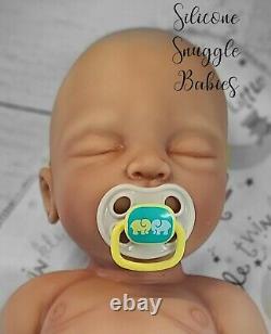 Made in USA 22 Newborn Full Body Silicone Baby Girl Doll Riley