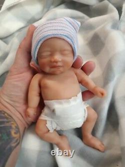 Made in USA 7 Micro Preemie Full Body Silicone Baby Girl Doll Madison