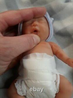 Made in USA 7 Micro Preemie Full Body Silicone Baby Girl Doll Madison