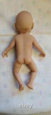 Made in USA 7 Micro Preemie Full Body Silicone Baby Girl Doll Penelope