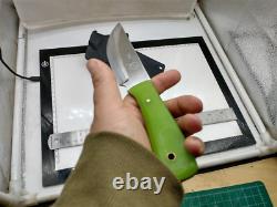 Made in USA Fixed Blade Full Tang Survival Bushcraft Knife 80crV2 / Composite