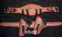 Manta Leather Custom hand made in USA Holster set Cowboy Mounted Shooting. CMSA