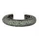 Matthew Campbell Laurenza Mcl Cuff Bracelet Bangle Sterling Silver 925 Sapphire