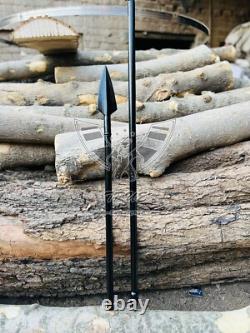 Medieval 300 Spartan Spear Hand Forged Spear Viking Metal Forged Spear