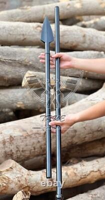 Medieval 300 Spartan Spear Hand Forged Spear Viking Metal Forged Spear