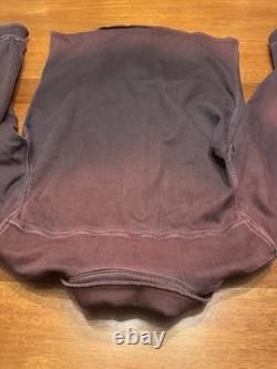 Medium Teleria Zed Roper Western Pearl Snap Handmade Shirt Red Ombre Italy