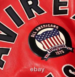 Men's Avirex Real Leather Bomber Jacket American Flight Leather Jacket