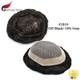Mens Toupee Hairpiece Fine Mono Hair System Replacements Poly Skin Pu Mens Wigs