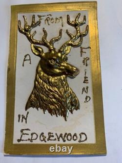 Mint USA Hand Made Postcard From A Friend In Edgewood (made in St. Paul Mn)