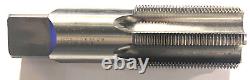 Morse 2-5/8-8 HSS Hand Tap 6 Flute H8 Bottoming Tap USA Made 34937