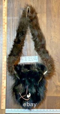 Mountain Man Bag Predator Fur and Bison Fur Handmade in the USA! See Pictures