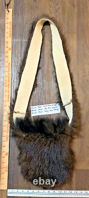 Mountain Man Bag Predator Fur and Bison Fur Handmade in the USA! See Pictures