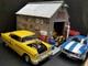 Muscle Car Garage Diorama Display, 118th Scale, New, Hand Crafted, 1-bay