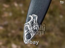 N0rthmen Norse Viking Sword Battle Ready, Handmade High-Carbon Steel, Scabbard