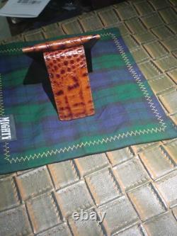 NEW Hand Made USA Orvis Genuine American Alligator Card-Holder Money Clip WALLET