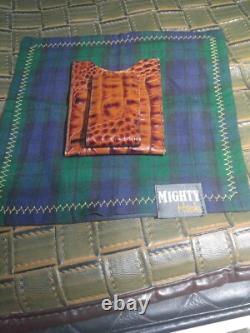 NEW Hand Made USA Orvis Genuine American Alligator Card-Holder Money Clip WALLET