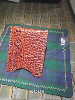 NEW Hand Made USA Orvis Genuine American Alligator Card-Holder Money Clip WALLET