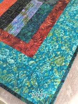 NEW Made In USA Hand Made Quilt 68x55 Handmade Cotton