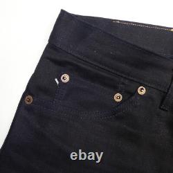 NOBLE Truman Hand Made USA Cone Mills Selvedge Denim Deep Navy Truman Jeans 34