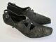 Nwot Cydwoq Vintage Hand Made In The Usa Black Leather Metallic Kitten Heels 38