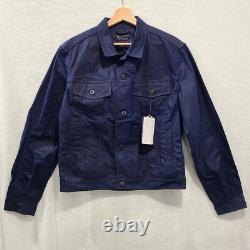 NWT Mother Freedom Mens Hathaway Trucker Jacket Hand Made In USA SZ L MSRP $440