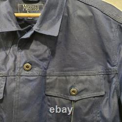 NWT Mother Freedom Mens Hathaway Trucker Jacket Hand Made In USA SZ L MSRP $440