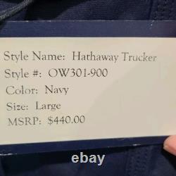 NWT Mother Freedom Mens Hathaway Trucker Jacket Hand Made In USA SZ L MSRP $440