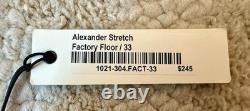 NWT Raleigh Denim Workshop Alexander Stretch Factory Floor Olive 33 Jeans