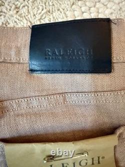 NWT Raleigh Denim Workshop Alexander Stretch Factory Floor Olive 33 Jeans