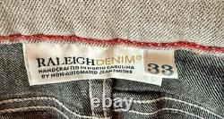 NWT Raleigh Denim Workshop Alexander Stretch Factory Floor Olive 33 Jeans
