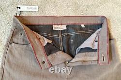 NWT Raleigh Denim Workshop Alexander Stretch Factory Floor Olive 33 Jeans
