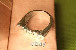 Name Ring Personalized Sterling Silver Any Name Made In USA Hand Made Flat