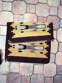 Navajo Blanket Vintage Yei Design Excellent Condition