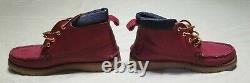 New England Outerwear Boots Almost Perfect Red Leather WOW! 8D 8 USA hand made