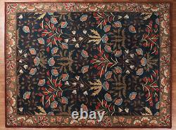 New Hand Made Blue Parsian Oriental Handmade Wool Area RUG & Carpet