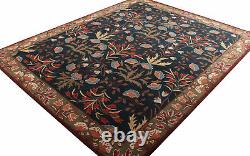 New Hand Made Blue Parsian Oriental Handmade Wool Area RUG & Carpet