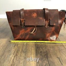 New Handmade Dunole Genuine Leather Handbag Bag Made In USA