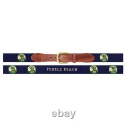 New Limited Official Pebble Beach Golf Needlepoint Handmade Belt Gift 40 (1/100)