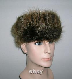 New Mans Alaskan Troopper Beaver Fur Hat Made In USA