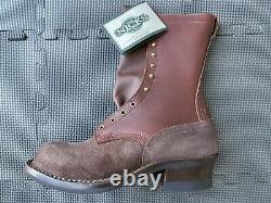 Nicks Handmade 11 E Ranger Chocolate Walnut 10 Vibram Boots Steel Toe New USA