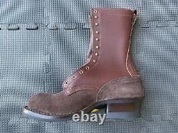 Nicks Handmade 11 E Ranger Chocolate Walnut 10 Vibram Boots Steel Toe New USA