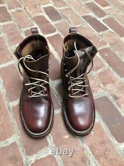 Nicks Handmade Boots Robert / Size 9D / Burgundy CXL / Made in USA