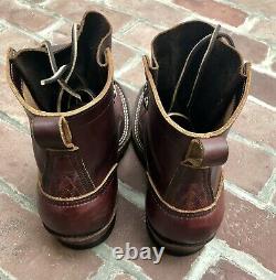 Nicks Handmade Boots Robert / Size 9D / Burgundy CXL / Made in USA