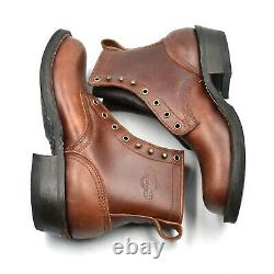 Nicks Nick's NEW Boots Robert Sz 9.5D Brown Leather Handmade USA