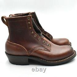 Nicks Nick's NEW Boots Robert Sz 9.5D Brown Leather Handmade USA