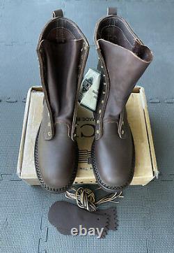 Nicks Nicks Handmade Boots Walnut USA Ranger 55 Last Smooth Wesco 10.5 D 8 New