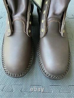 Nicks Nicks Handmade Boots Walnut USA Ranger 55 Last Smooth Wesco 10.5 D 8 New