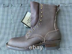 Nicks Nicks Handmade Boots Walnut USA Ranger 55 Last Smooth Wesco 10.5 D 8 New